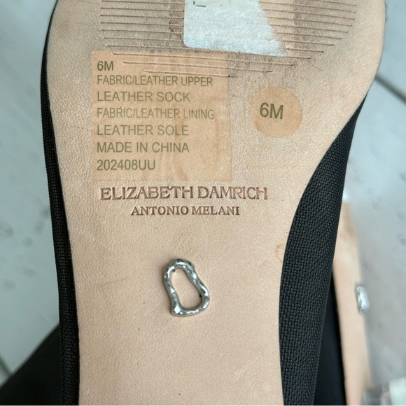 Antonio Melani x Elizabeth Damrich Femme Cage Mesh Dress Booties Black Size 6 - Picture 6 of 7